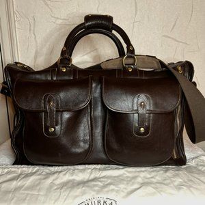 SOLD SOLD - GHURKA Expr No 2 Full Walnut Leather Shoulder Bag - Sold Sold